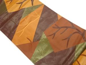 切り嵌め風枝模様織出し名古屋帯